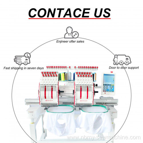 Twelve Needles Compounded Industrial Embroidery Machine